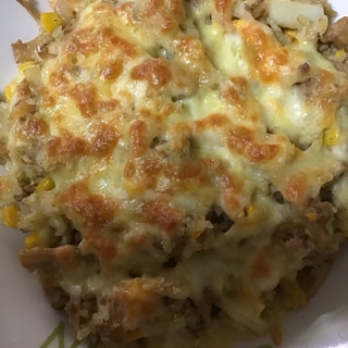 炒飯のとろけるチーズ焼き